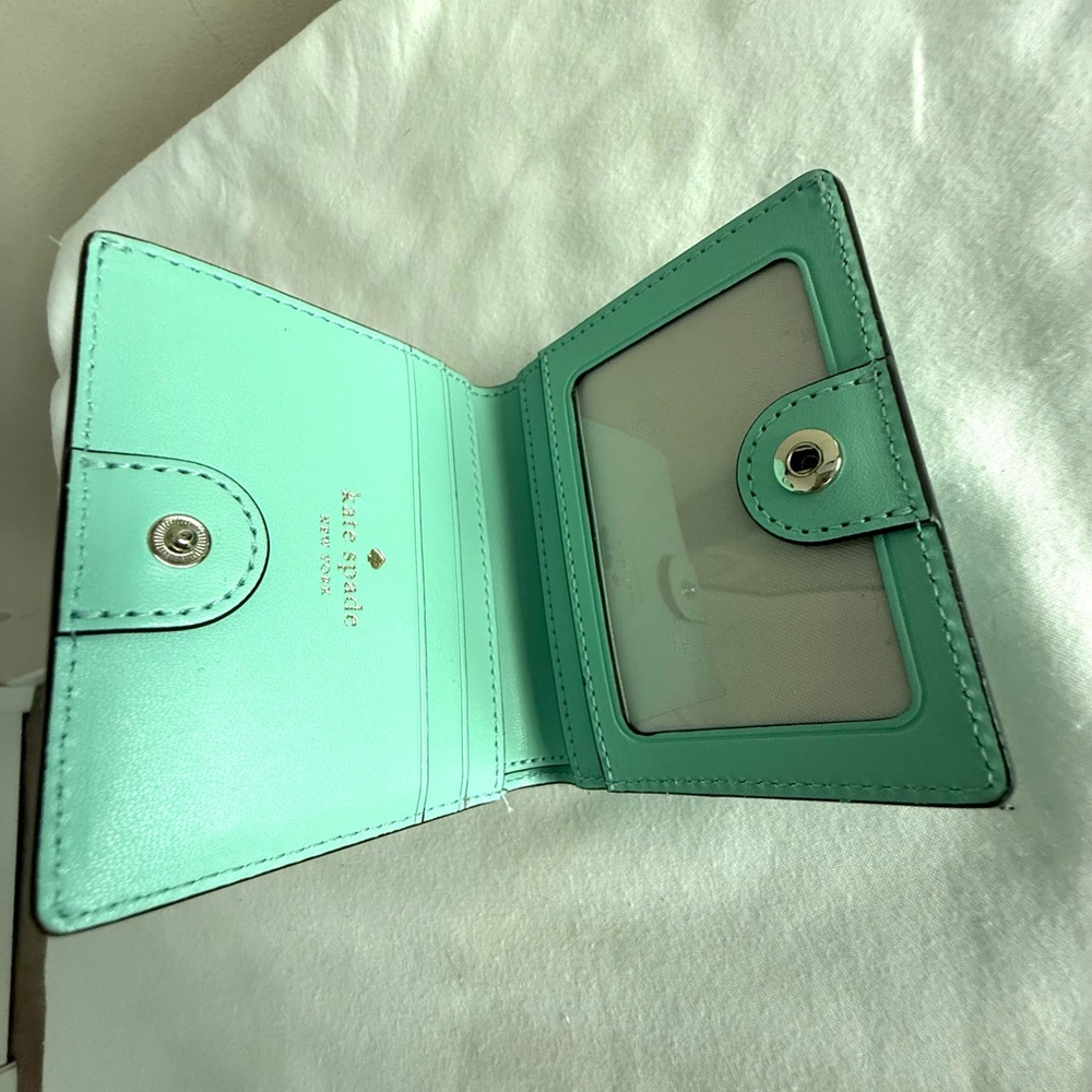 Kate Spade Aqua Small Bifold Wallet - Picture 3 of 4